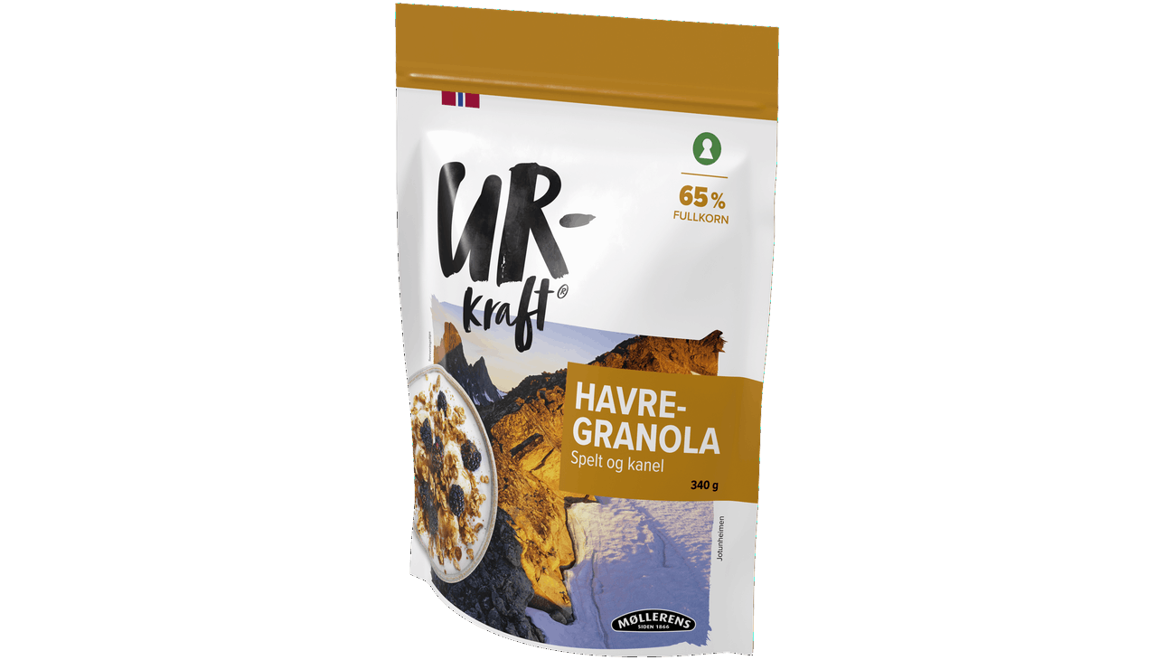 Urkraft Havregranola med Spelt og Kanel