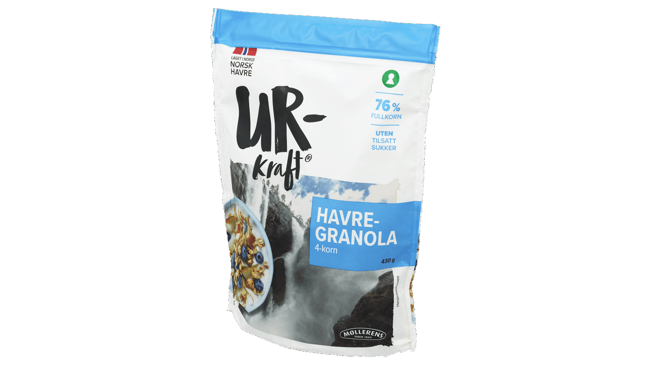 Urkraft Havregranola 4-korn