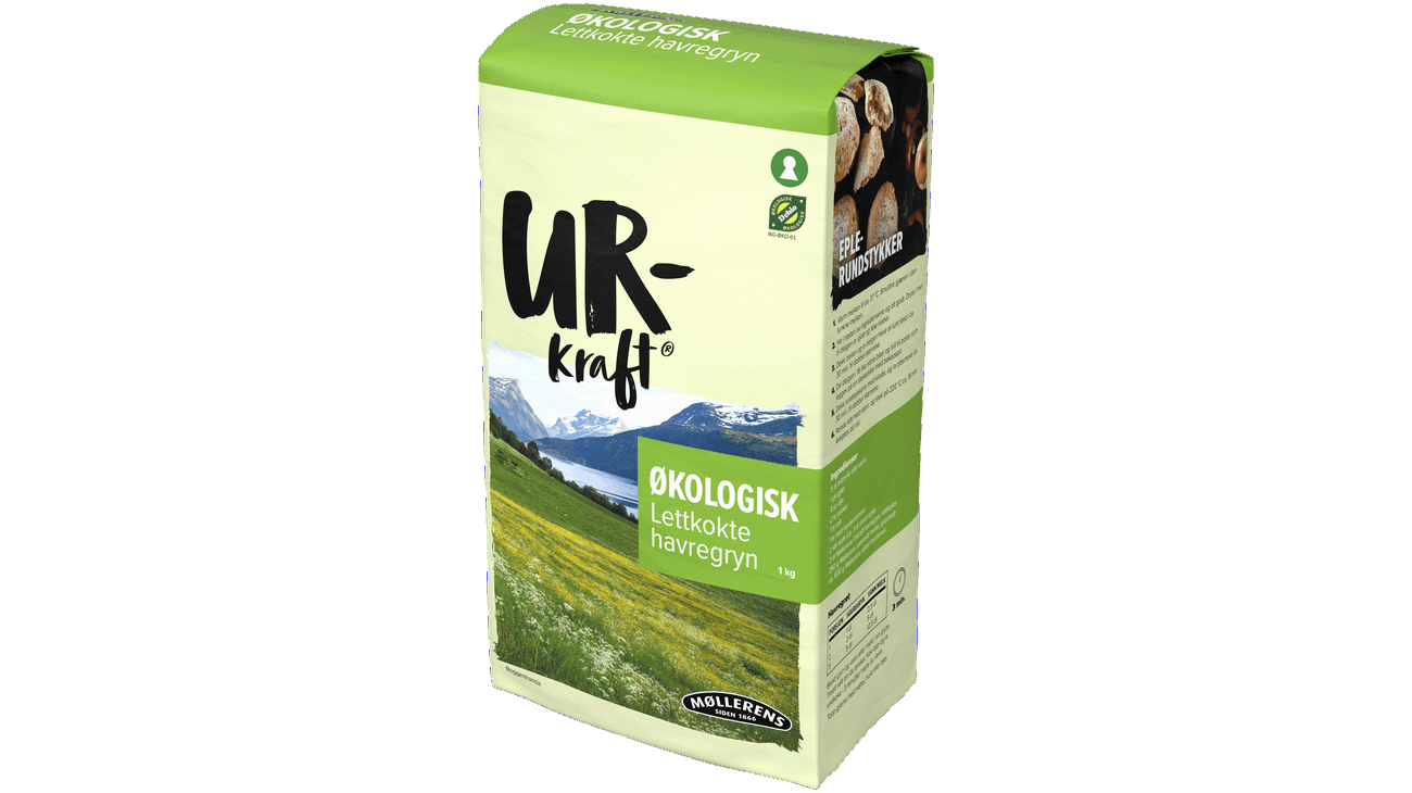 Urkraft Økologisk Lettkokte Havregryn