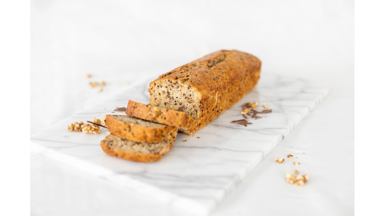Saftig bananbrød med sjokolade