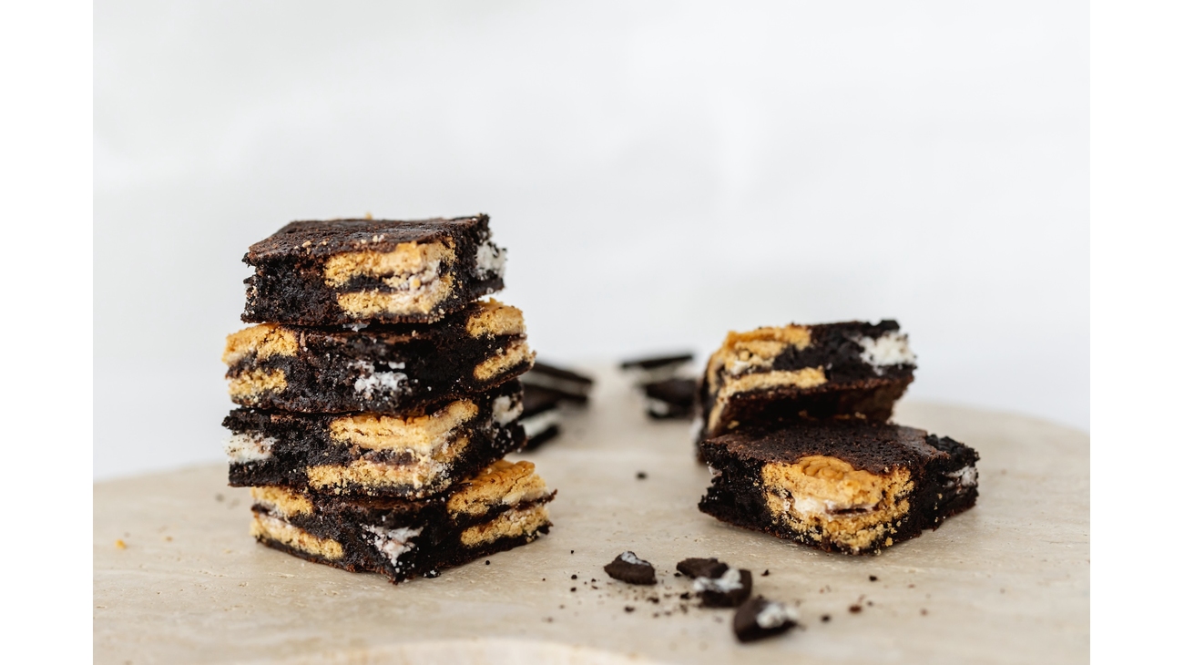 Brownie med oreo