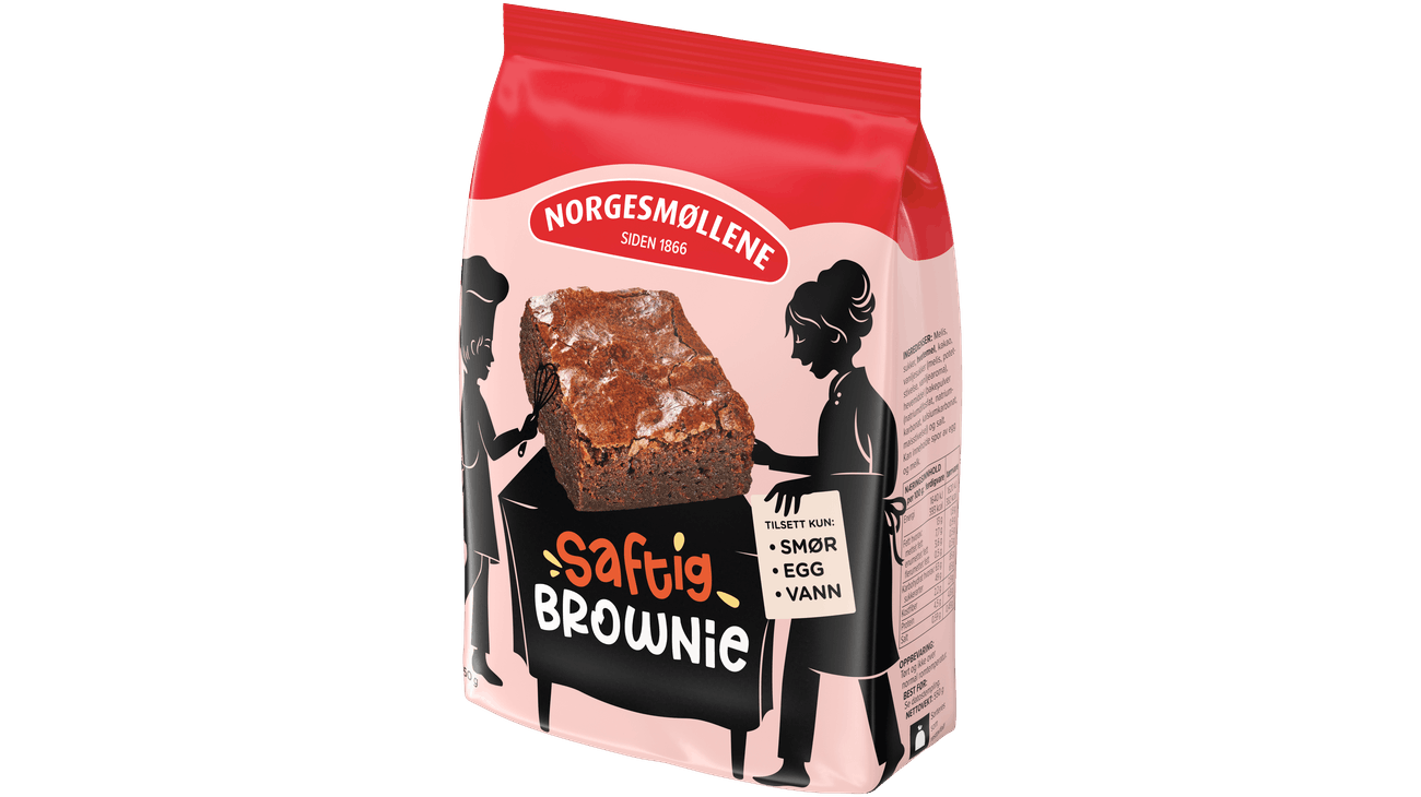 Saftig brownie