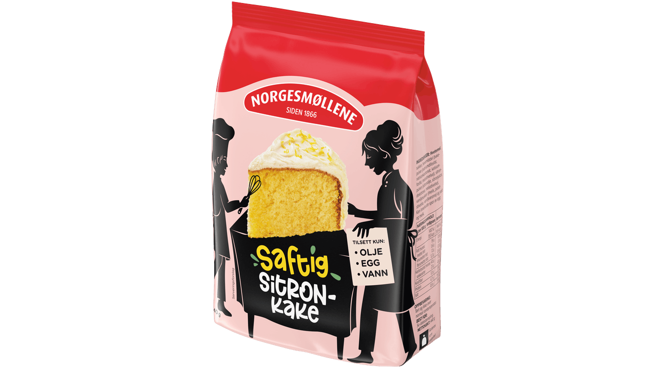 Saftig sitronkake