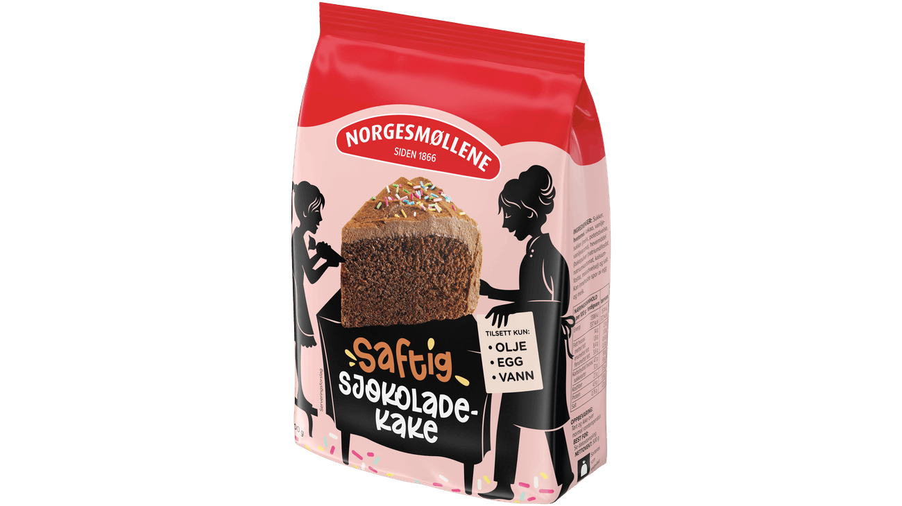 Saftig sjokoladekake