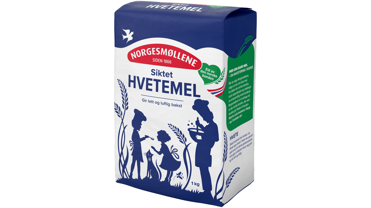 Norgesmøllene Hvetemel siktet
