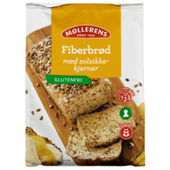 Møllerens Fiberbrød med solsikke, glutenfri