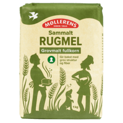 Møllerens Rugmel sammalt grovmalt