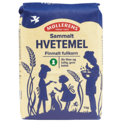 Møllerens Hvetemel sammalt finmalt