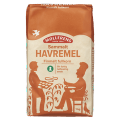 Møllerens Havremel sammalt