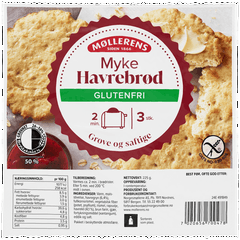 Møllerens Myke havrebrød, glutenfri