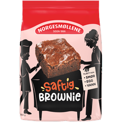 Saftig brownie