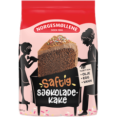 Saftig sjokoladekake