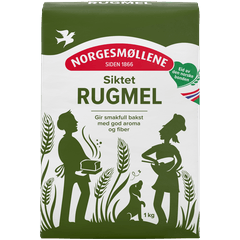 Norgesmøllene Rugmel siktet
