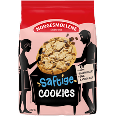 Norgesmøllene Saftige cookies