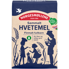 Norgesmøllene Hvetemel sammalt finmalt