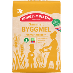 Norgesmøllene Byggmel sammalt finmalt