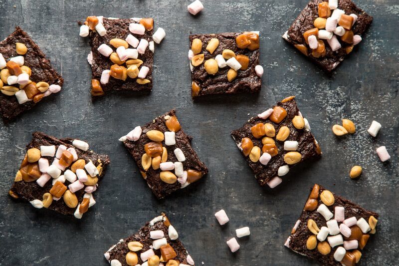 Rocky road brownie