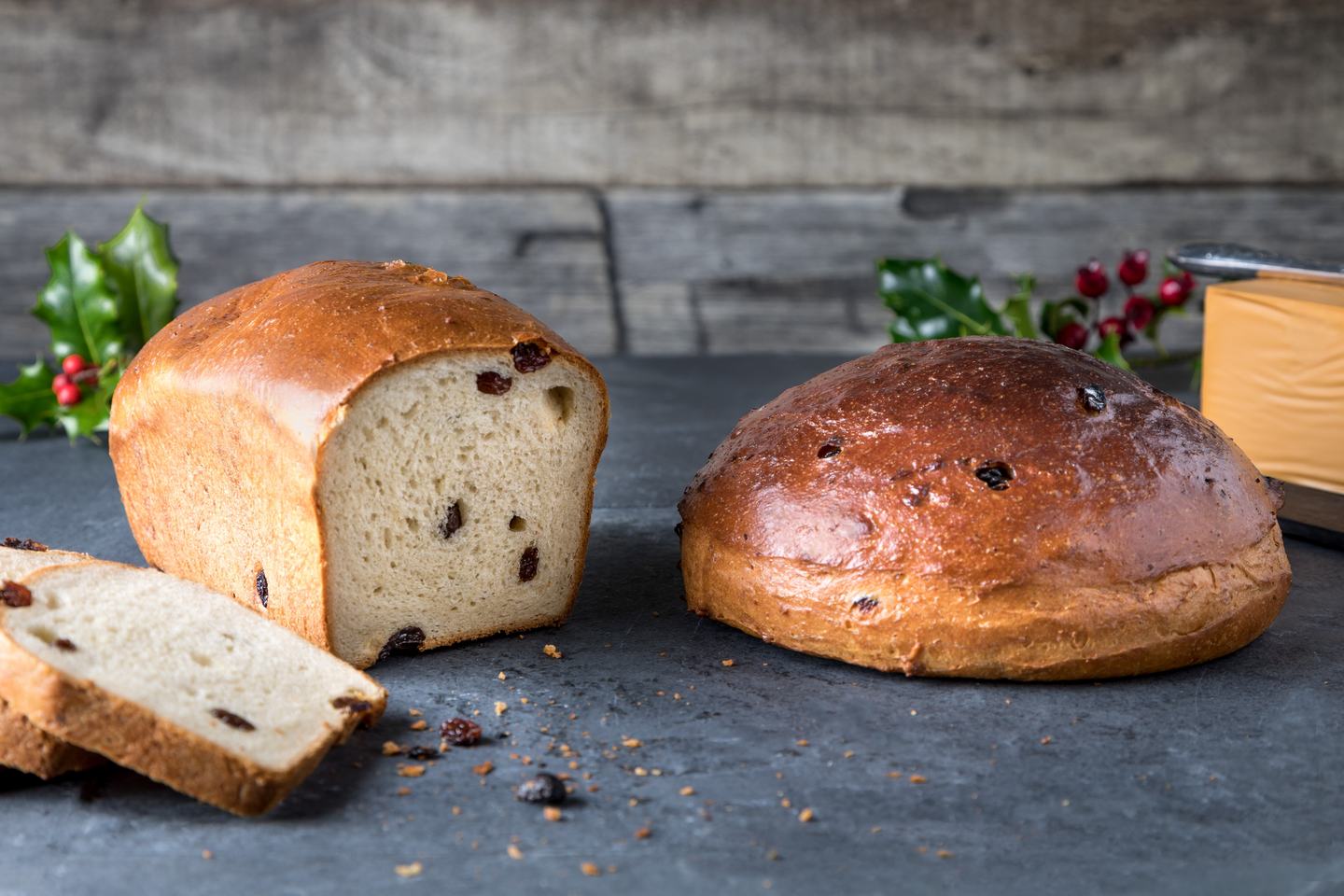 Julebrød med mandel og fiken