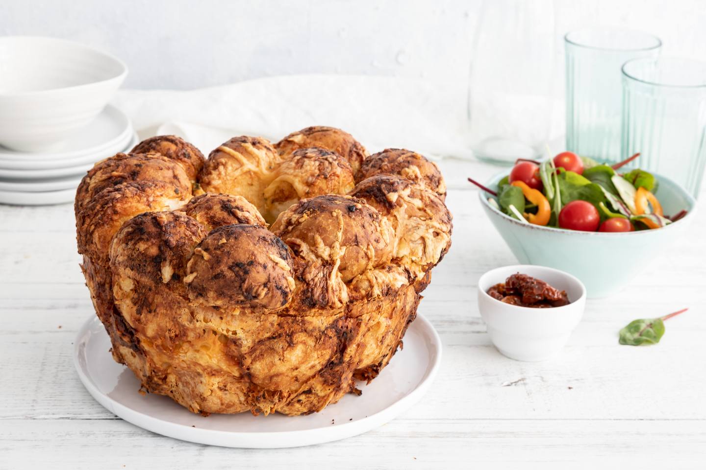 Pull apart brød med urter / Brytebrød