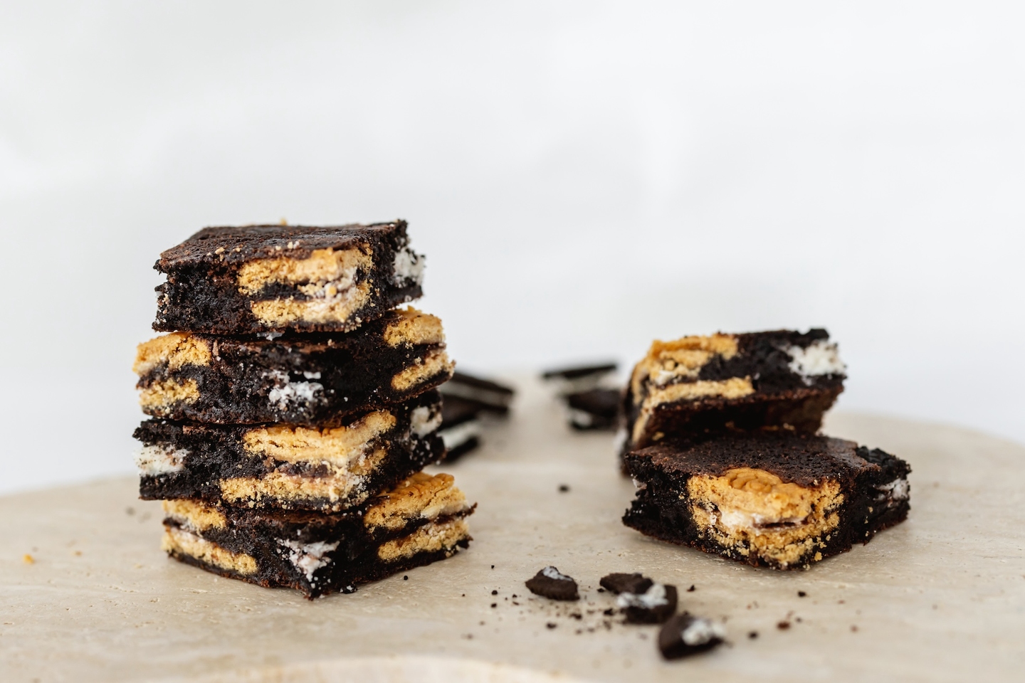 Brownie med oreo