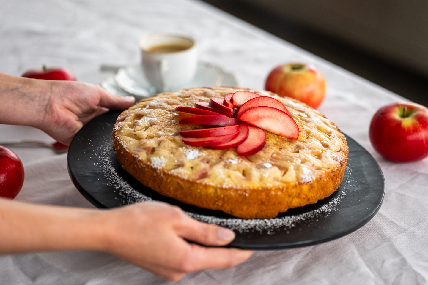 Cottage eplekake