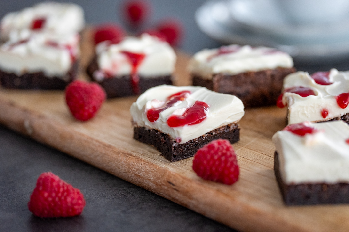 Brownie med ostekrem