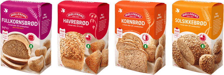 Prisvinnende brødmikser fra Norgesmøllene