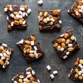 Rocky road brownie