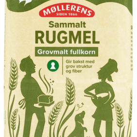 Møllerens Rugmel sammalt grovmalt