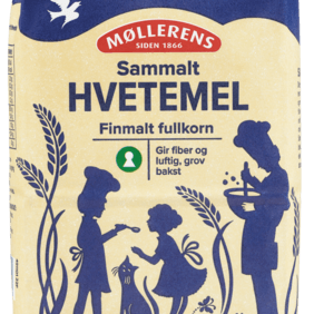 Møllerens Hvetemel sammalt finmalt