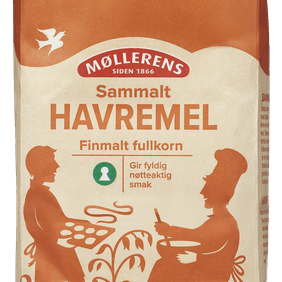 Møllerens Havremel sammalt