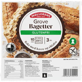 Møllerens Grove bagetter, glutenfri