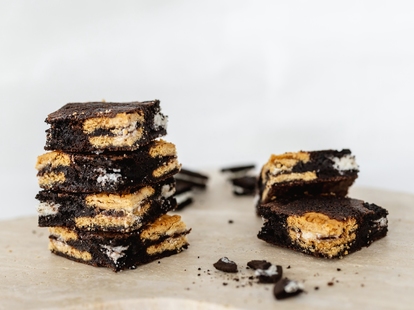Brownie med oreo